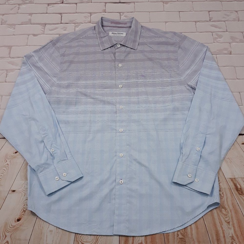 Tommy Bahama Siesta Key Shirt Mens L‎ Casual Lightweight Performance Button Up